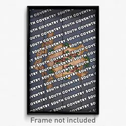 South Coventry Connecticut Poster (CT City Souvenir 11x17 Town Print)