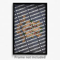 Wauregan Connecticut Poster (CT City Souvenir 11x17 Town Print)