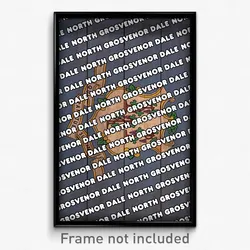 North Grosvenor Dale Connecticut Poster (CT City Souvenir 11x17 Town Print)