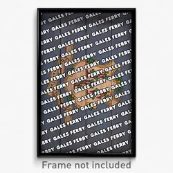 Gales Ferry Connecticut Poster (CT City Souvenir 11x17 Town Print)