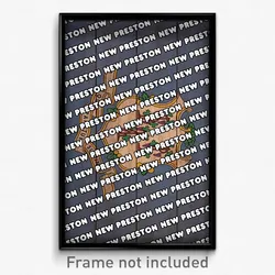 New Preston Connecticut Poster (CT City Souvenir 11x17 Town Print)