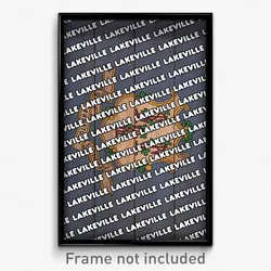 Lakeville Connecticut Poster (CT City Souvenir 11x17 Town Print)