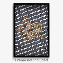 Candlewood Orchards Connecticut Poster (CT City Souvenir 11x17 Town Print)