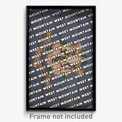 West Mountain Connecticut Poster (CT City Souvenir 11x17 Town Print)