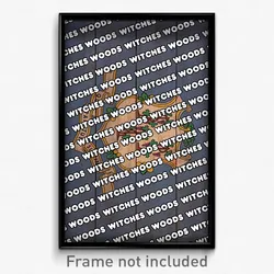 Witches Woods Connecticut Poster (CT City Souvenir 11x17 Town Print)