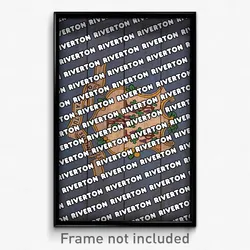 Riverton Connecticut Poster (CT City Souvenir 11x17 Town Print)