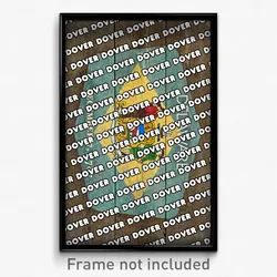 Dover Delaware Poster (DE City Souvenir 11x17 Town Print)