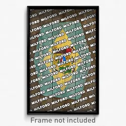 Milford Delaware Poster (DE City Souvenir 11x17 Town Print)