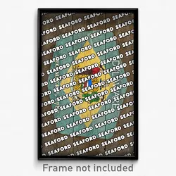 Seaford Delaware Poster (DE City Souvenir 11x17 Town Print)