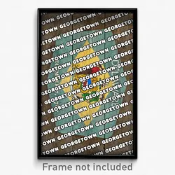 Georgetown Delaware Poster (DE City Souvenir 11x17 Town Print)
