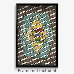 Elsmere Delaware Poster (DE City Souvenir 11x17 Town Print)