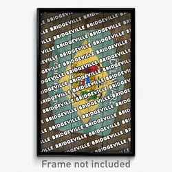 Bridgeville Delaware Poster (DE City Souvenir 11x17 Town Print)