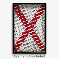 Carrollton Alabama Poster (AL City Souvenir 11x17 Town Print)