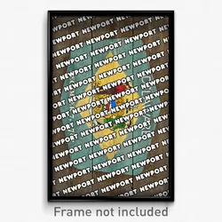 Newport Delaware Poster (DE City Souvenir 11x17 Town Print)