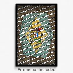 Felton Delaware Poster (DE City Souvenir 11x17 Town Print)