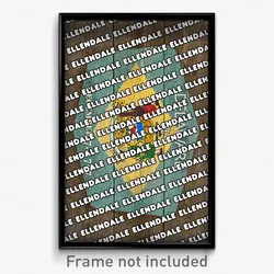 Ellendale Delaware Poster (DE City Souvenir 11x17 Town Print)