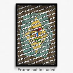 Slaughter Beach Delaware Poster (DE City Souvenir 11x17 Town Print)
