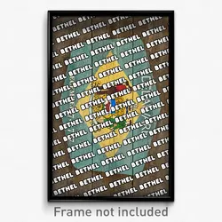Bethel Delaware Poster (DE City Souvenir 11x17 Town Print)