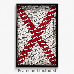 Tidmore Bend Alabama Poster (AL City Souvenir 11x17 Town Print)