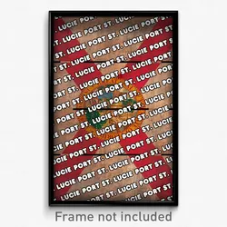 Port St. Lucie Florida Poster (FL City Souvenir 11x17 Town Print)