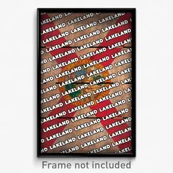 Lakeland Florida Poster (FL City Souvenir 11x17 Town Print)