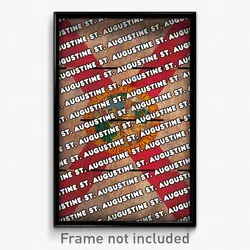 St. Augustine Florida Poster (FL City Souvenir 11x17 Town Print)