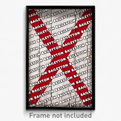 Baileyton Alabama Poster (AL City Souvenir 11x17 Town Print)