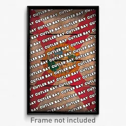 Cutler Bay Florida Poster (FL City Souvenir 11x17 Town Print)