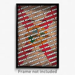 Ormond Beach Florida Poster (FL City Souvenir 11x17 Town Print)
