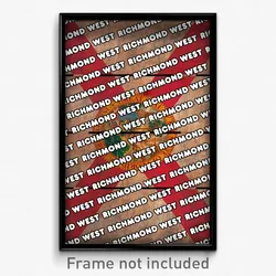 Richmond West Florida Poster (FL City Souvenir 11x17 Town Print)