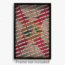 Winter Park Florida Poster (FL City Souvenir 11x17 Town Print)