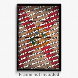 Fleming Island Florida Poster (FL City Souvenir 11x17 Town Print)