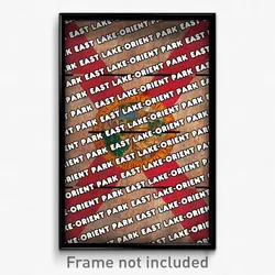East Lake-Orient Park Florida Poster (FL City Souvenir 11x17 Town Print)