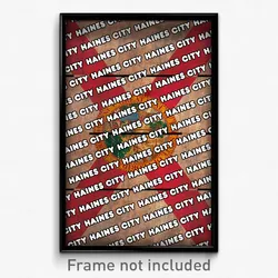 Haines City Florida Poster (FL City Souvenir 11x17 Town Print)