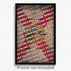 World Golf Village Florida Poster (FL City Souvenir 11x17 Town Print)