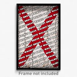 Walnut Grove Alabama Poster (AL City Souvenir 11x17 Town Print)