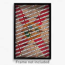 Warrington Florida Poster (FL City Souvenir 11x17 Town Print)