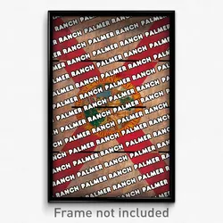 Palmer Ranch Florida Poster (FL City Souvenir 11x17 Town Print)