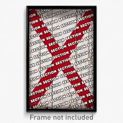 Section Alabama Poster (AL City Souvenir 11x17 Town Print)