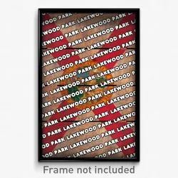 Lakewood Park Florida Poster (FL City Souvenir 11x17 Town Print)