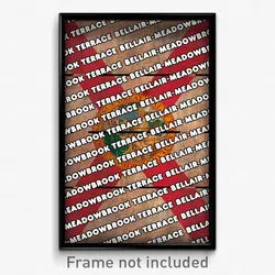 Bellair-Meadowbrook Terrace Florida Poster (FL City Souvenir 11x17 Town Print)