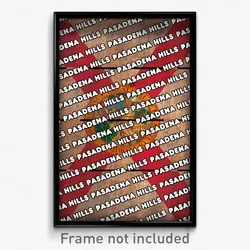 Pasadena Hills Florida Poster (FL City Souvenir 11x17 Town Print)