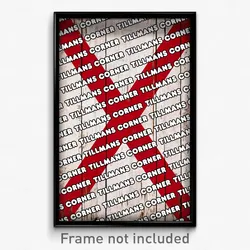 Tillmans Corner Alabama Poster (AL City Souvenir 11x17 Town Print)