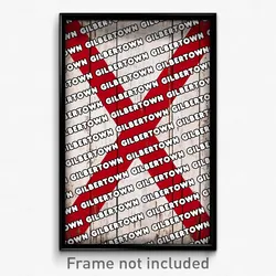 Gilbertown Alabama Poster (AL City Souvenir 11x17 Town Print)