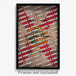 Pebble Creek Florida Poster (FL City Souvenir 11x17 Town Print)