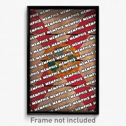 Memphis Florida Poster (FL City Souvenir 11x17 Town Print)
