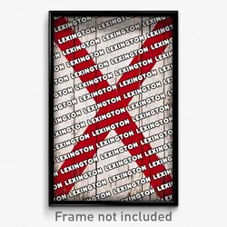 Lexington Alabama Poster (AL City Souvenir 11x17 Town Print)