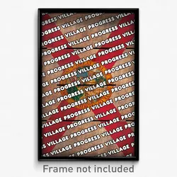 Progress Village Florida Poster (FL City Souvenir 11x17 Town Print)