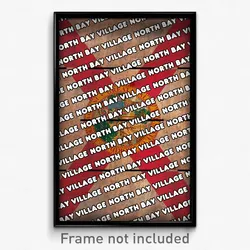 North Bay Village Florida Poster (FL City Souvenir 11x17 Town Print)