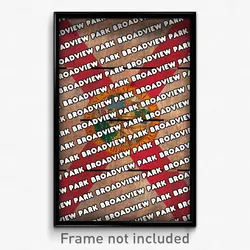 Broadview Park Florida Poster (FL City Souvenir 11x17 Town Print)